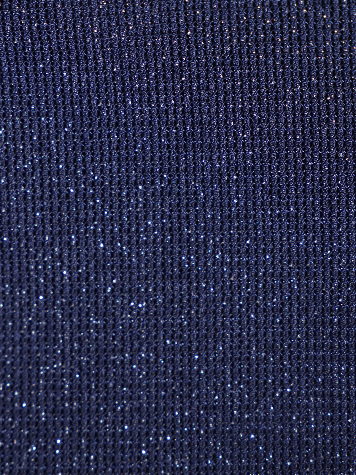 Blue Glitter Cut Out Plus Size Bikini Top
