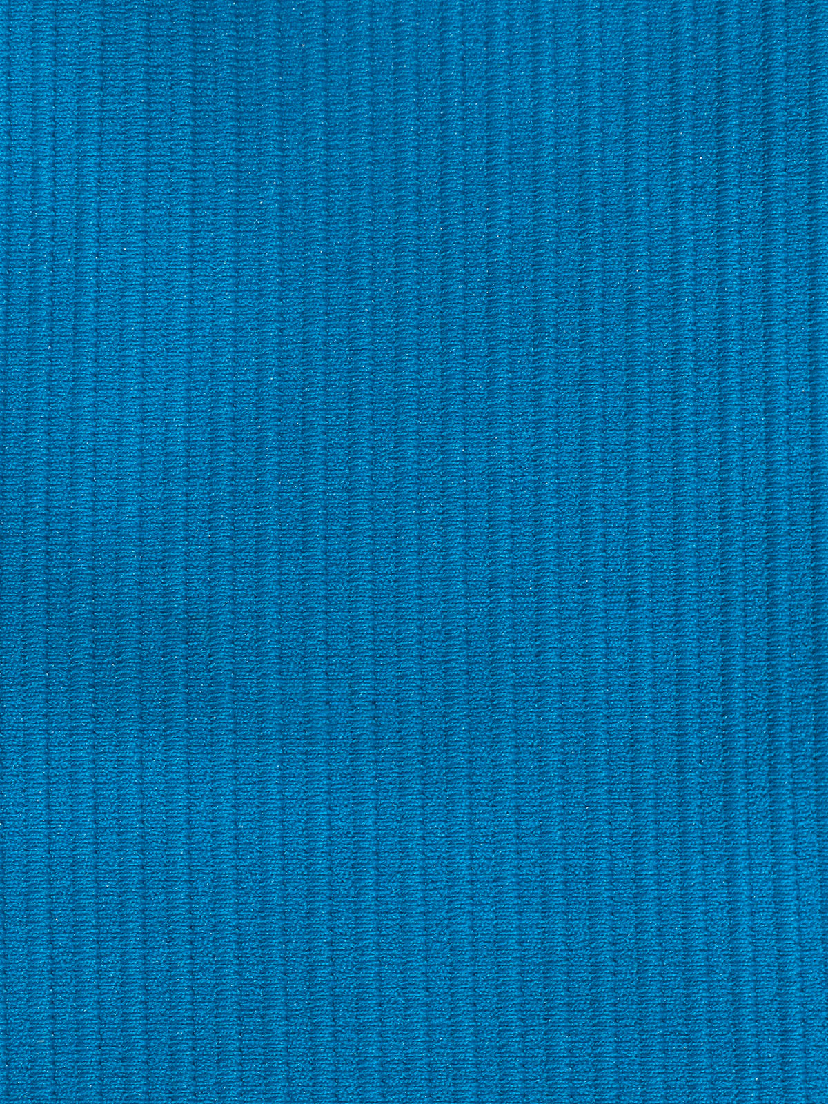 Blue Ribbed Ruched Bikini Bottom