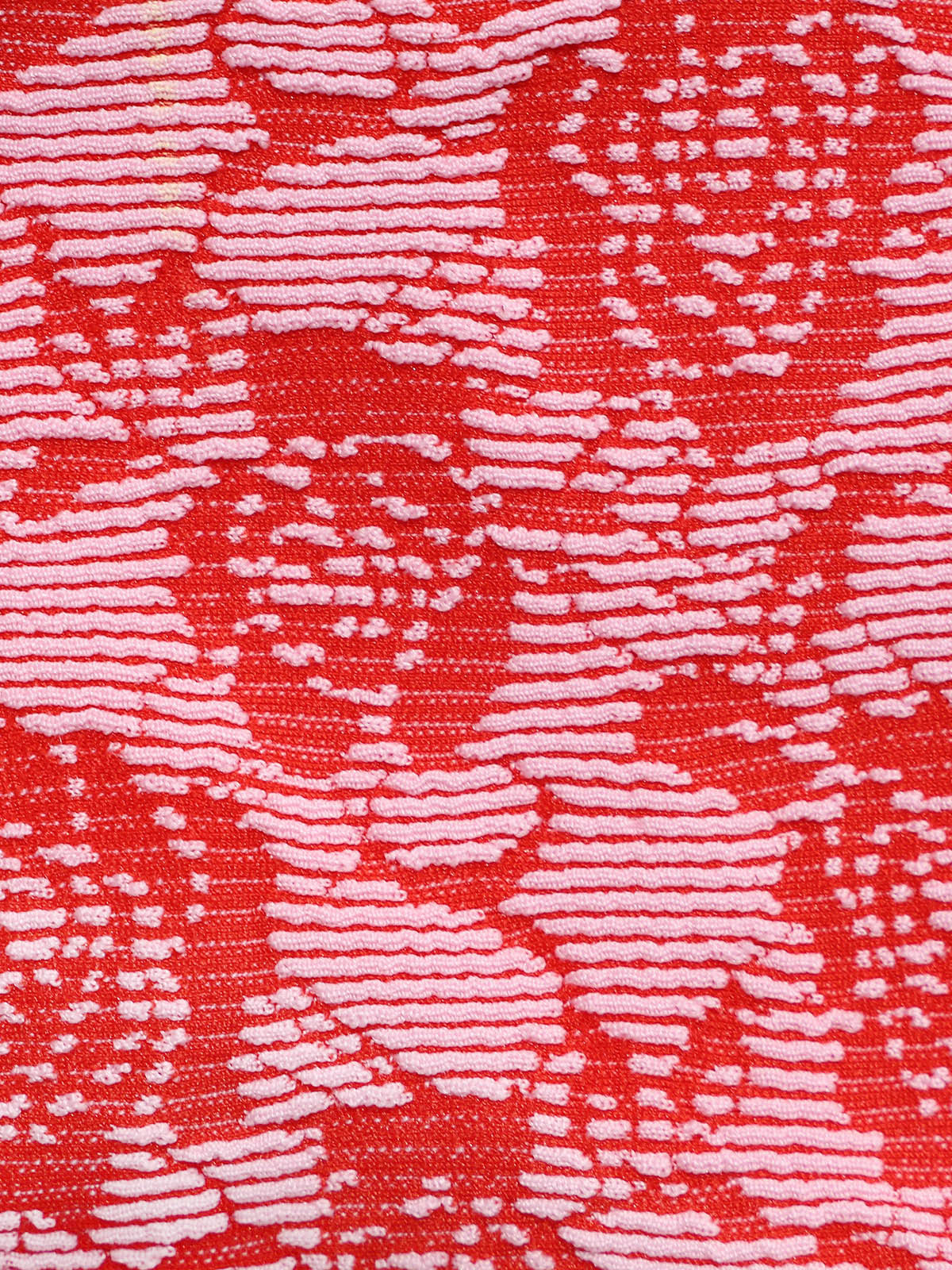 Red Rose Textured Bikini Bottom