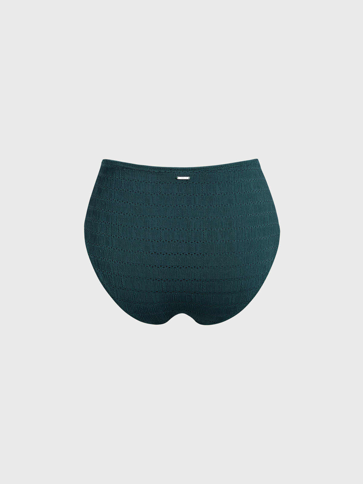 Dark Green V Cut Plus Size Bikini Bottom