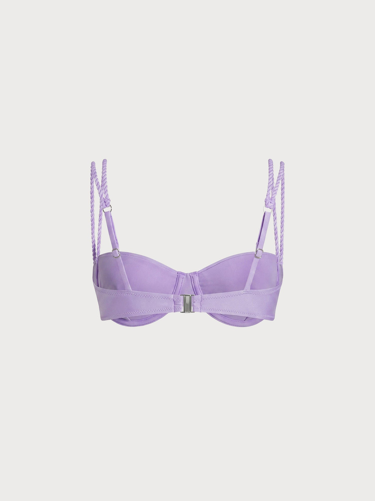 Purple Double Strap Underwire Bikini Top