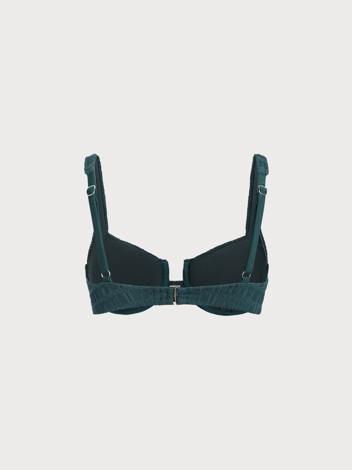 Dark Green Underwire Bikini Top