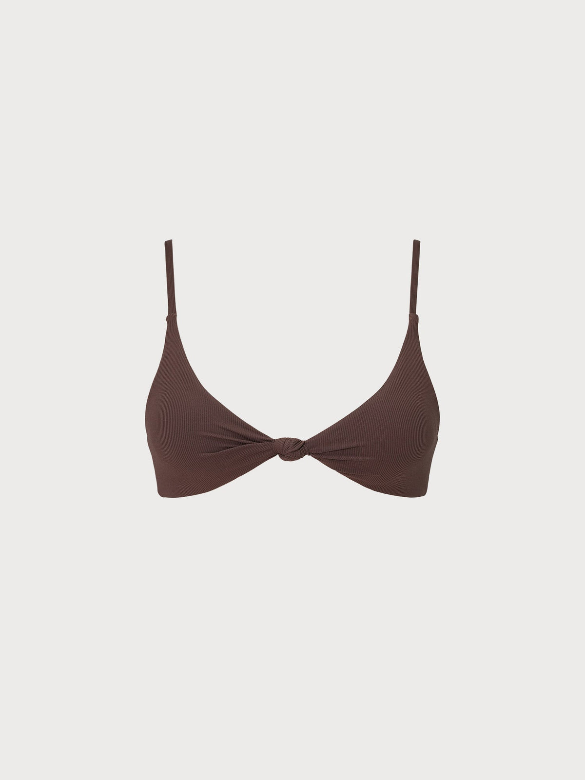 Coffee Reversible X Cross Bikini Top