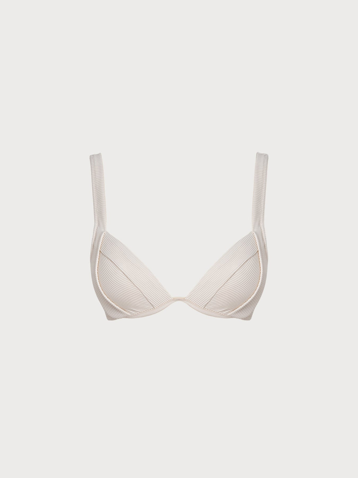 Off White Underwire Bikini Top
