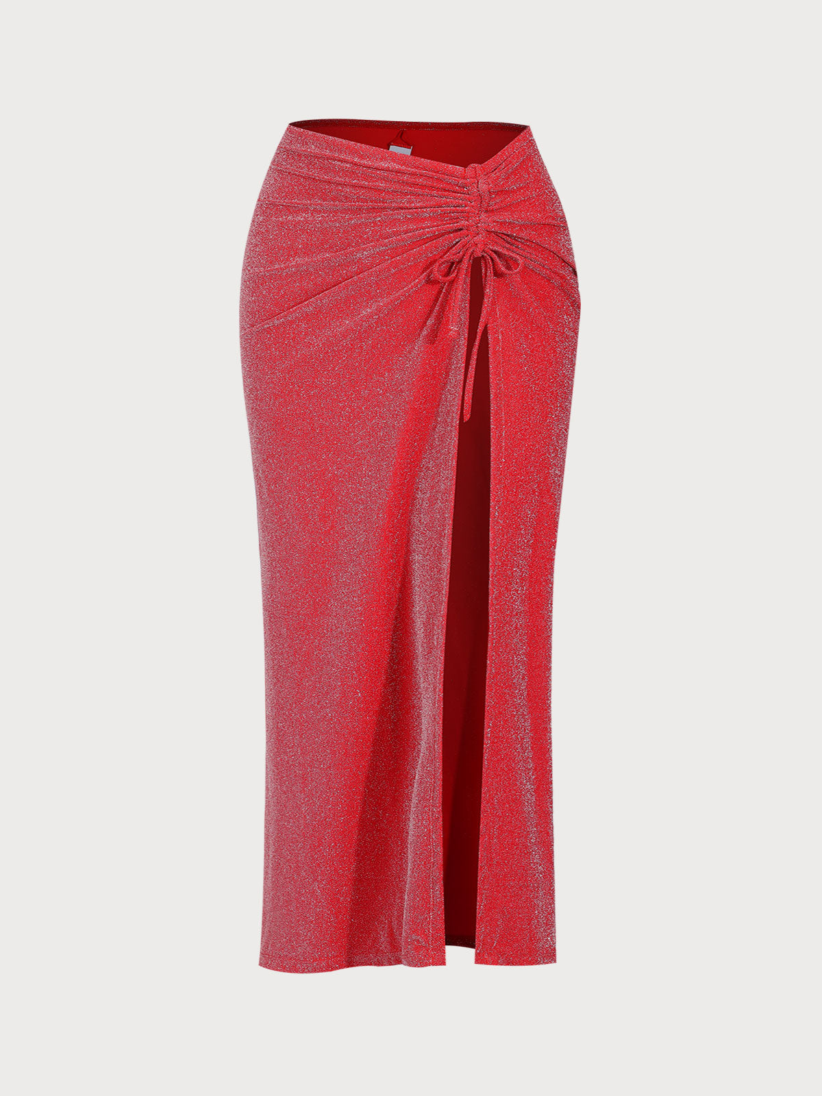 Red Lurex Plus Size Cover-up