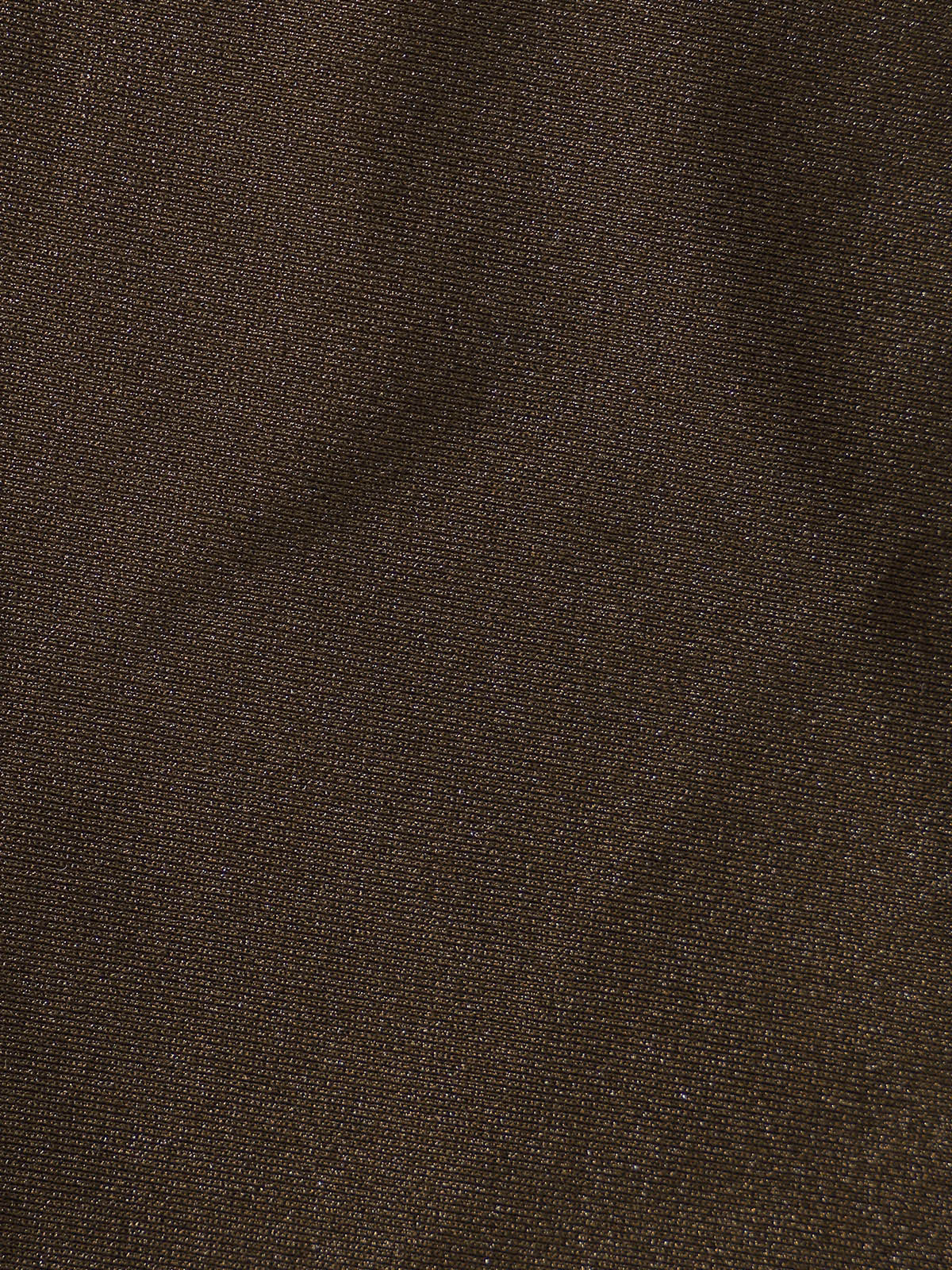 Dark Coffee V-Notch One-Piece Swimsuit