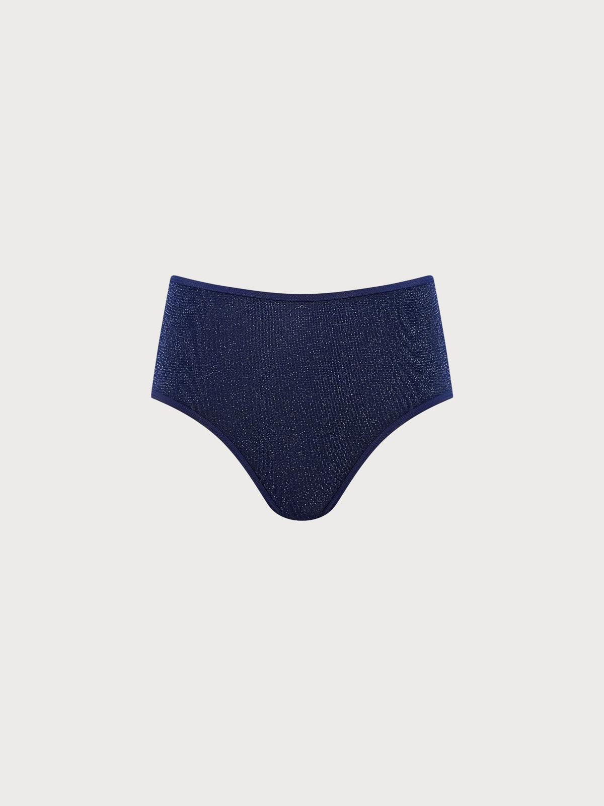 Blue Lurex High Waisted Surf bottom