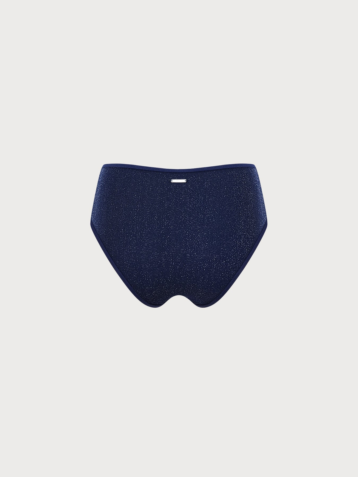 Blue Lurex High Waisted Surf bottom