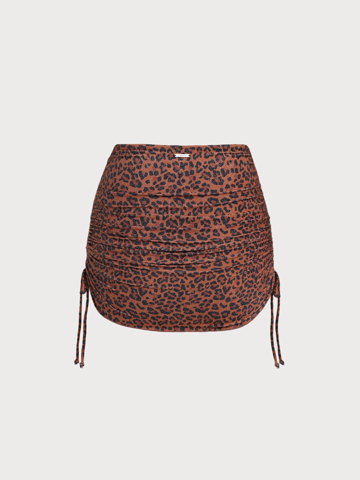 Leopard Print Cover up Skirt