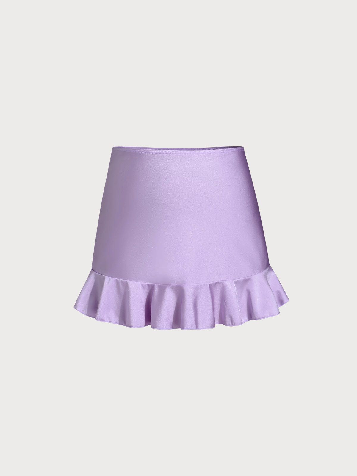 Purple Ruffled Multi-Way Cover Up Skirt