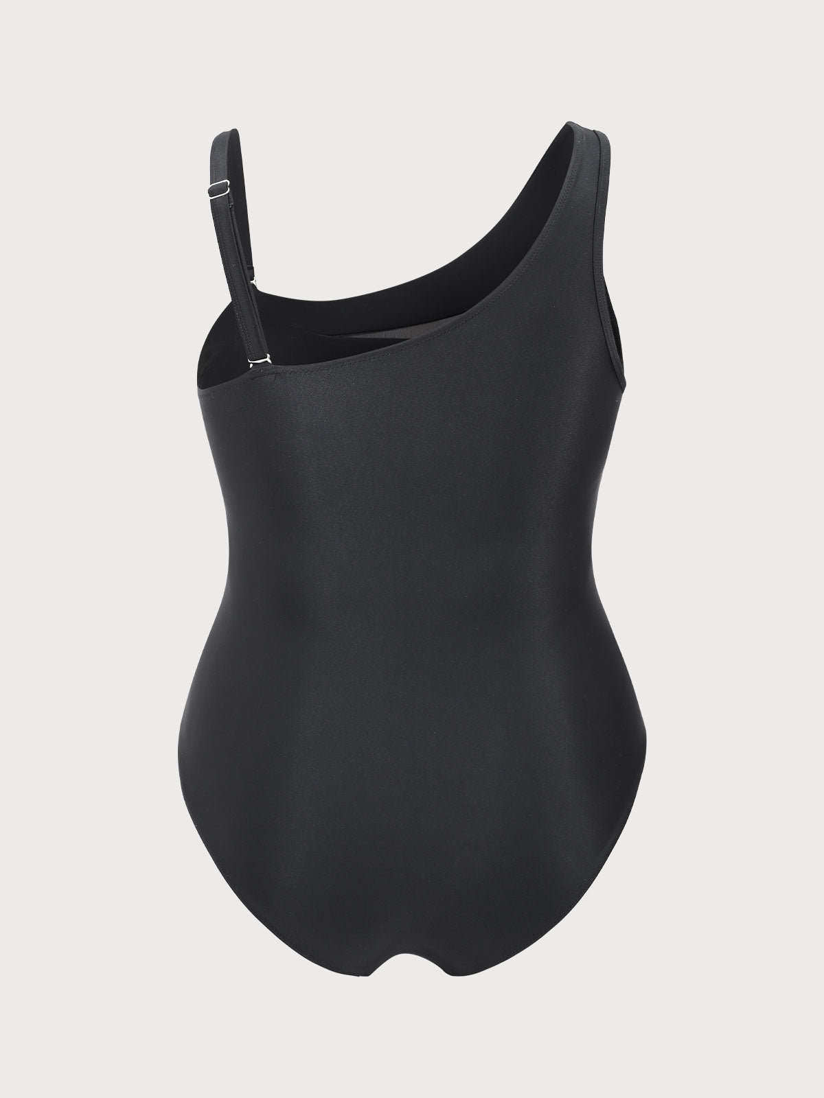 Wide Strap Plus Size One-Piece Swimsuit
