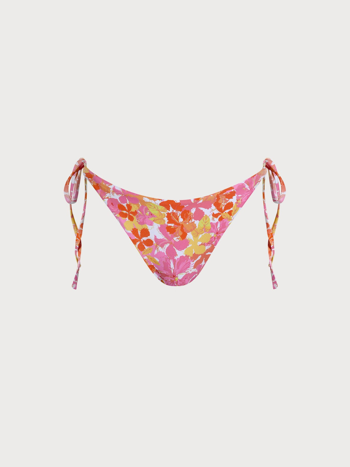 Floral Print Tie Bikini Bottom