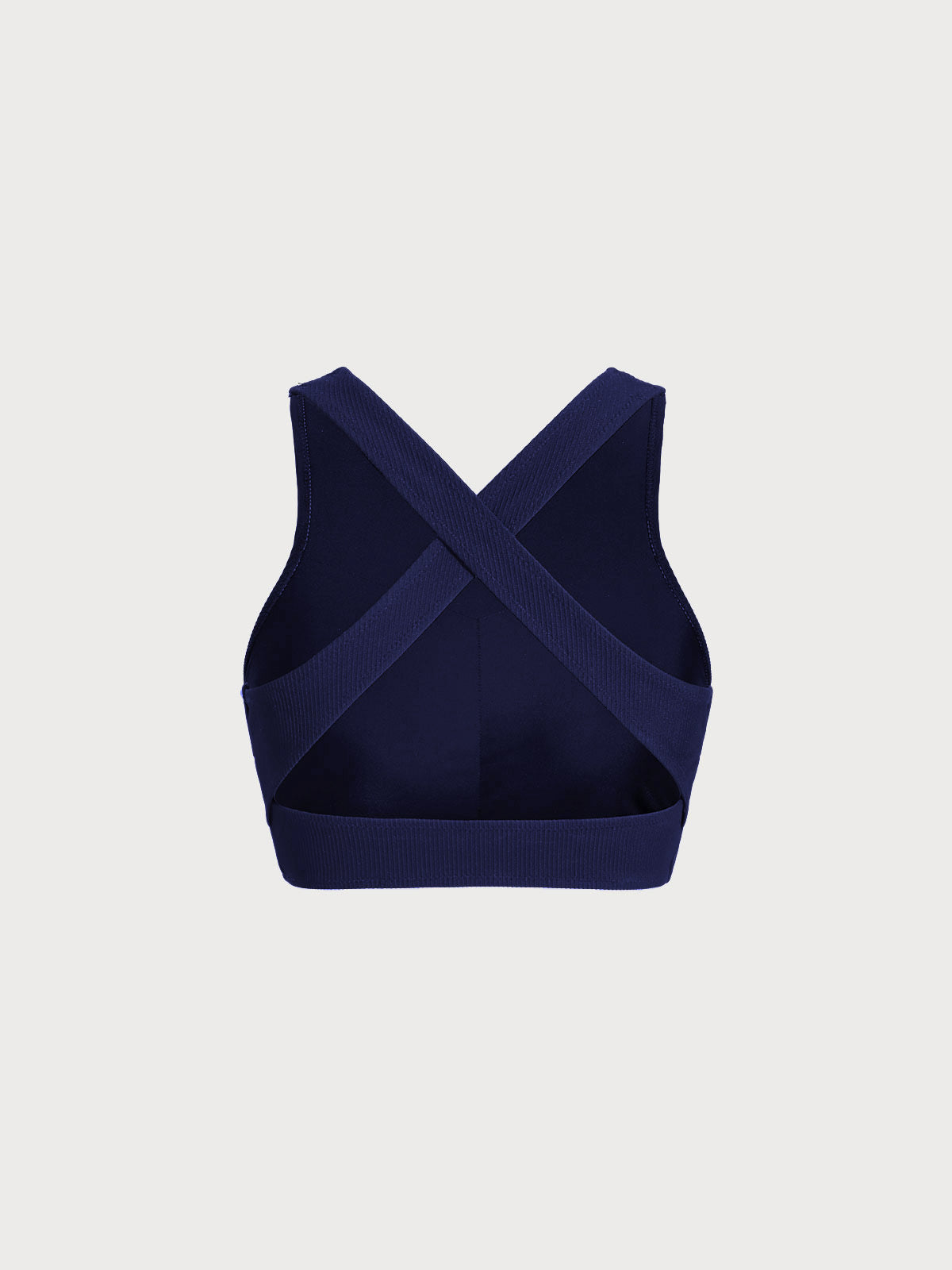 Navy Crop Surf Top