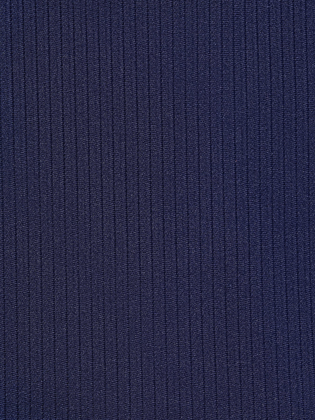 Navy Ribbed V Neck Surf Top