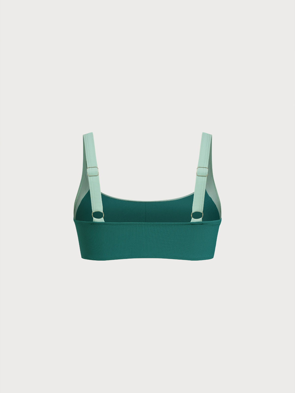 Green Contrast Surf Top