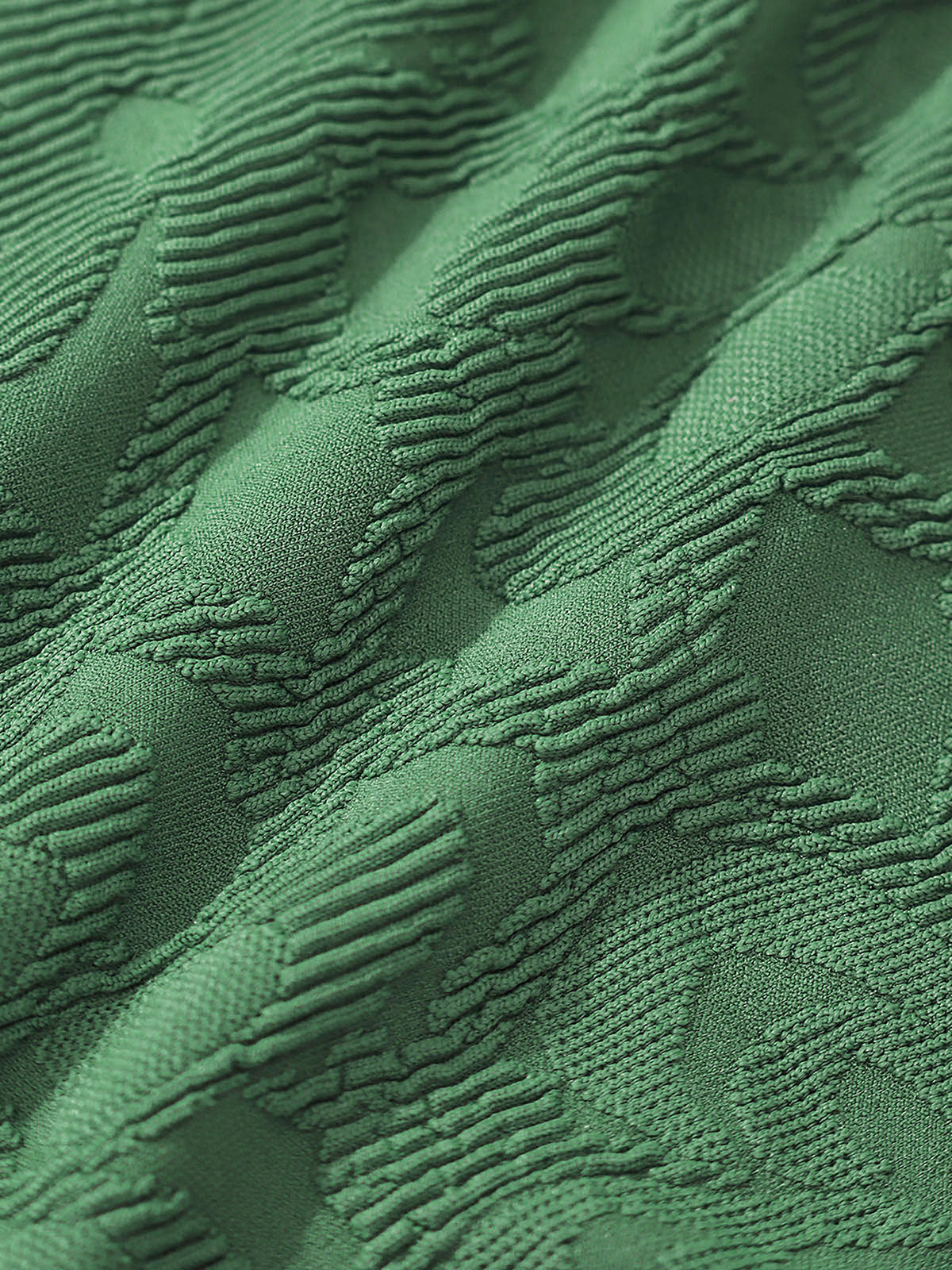 Dark Green Jacquard Surf Short Sleeve