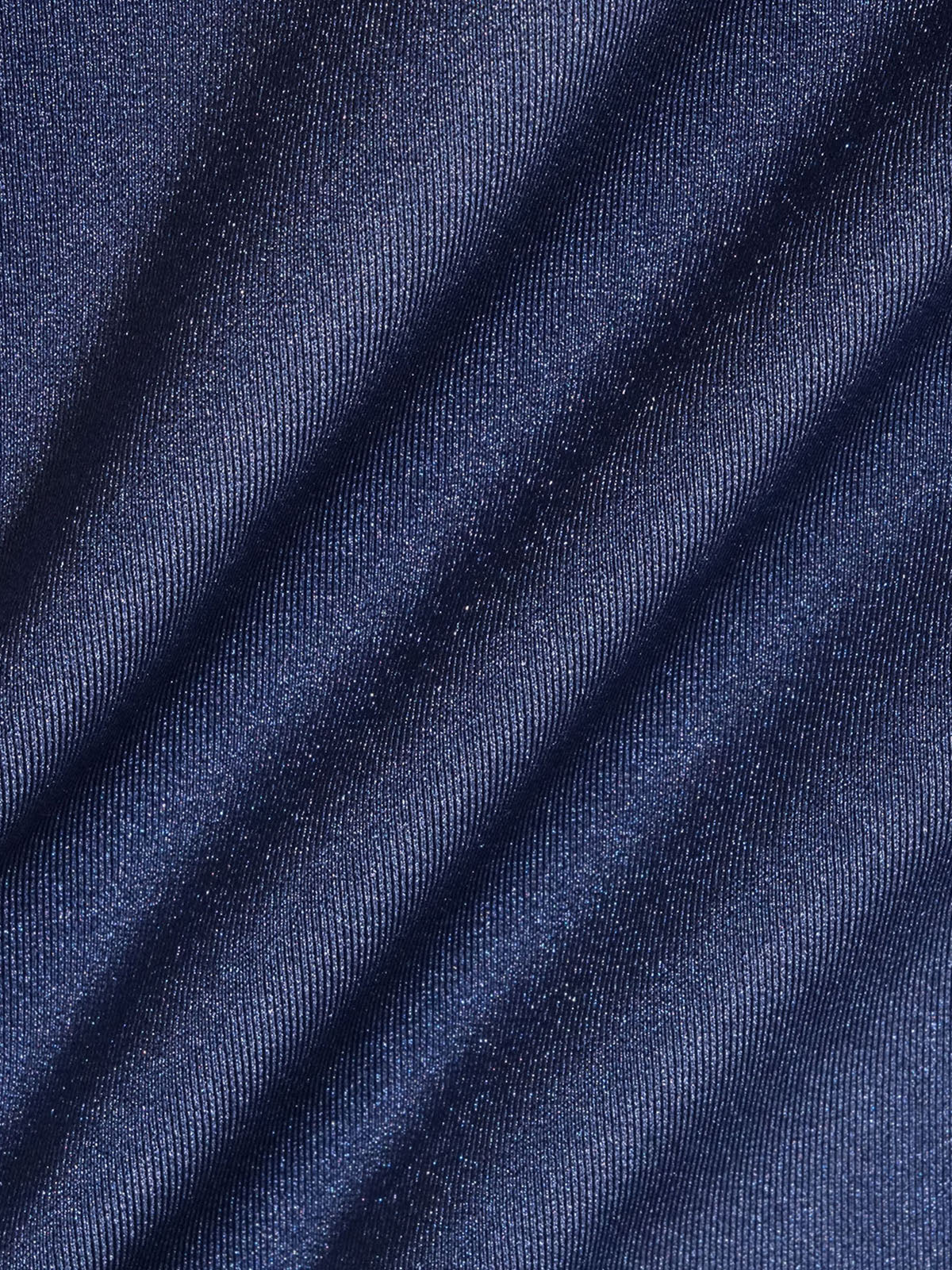 Blue Ruched Plus Size Tankini Bottom