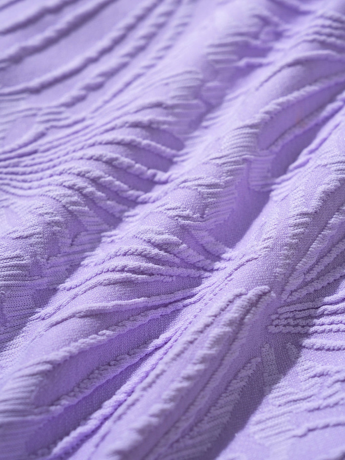 Lavender Halter Neck Ruffled Tankini Top