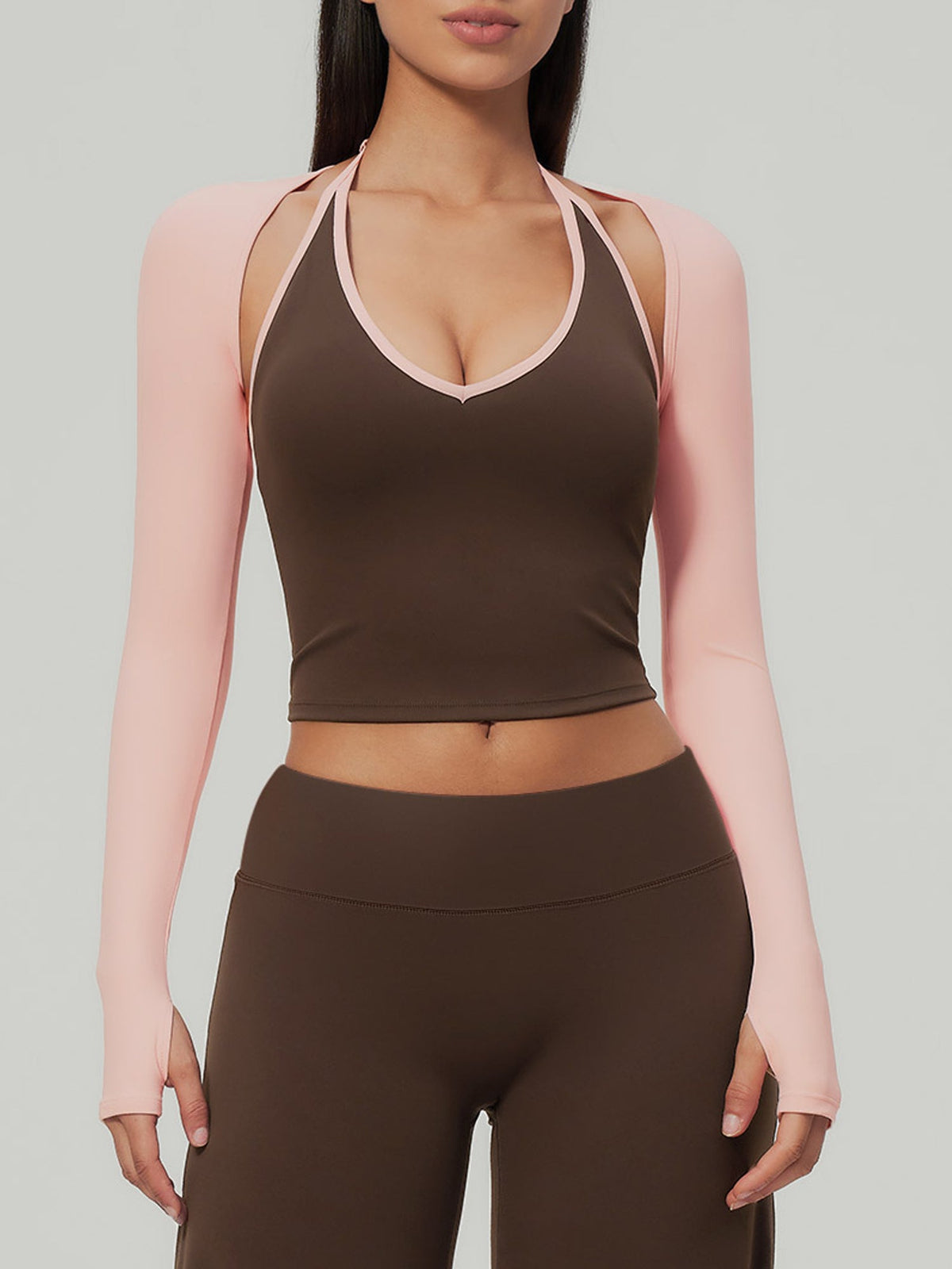 Pink Long Sleeve Shrug