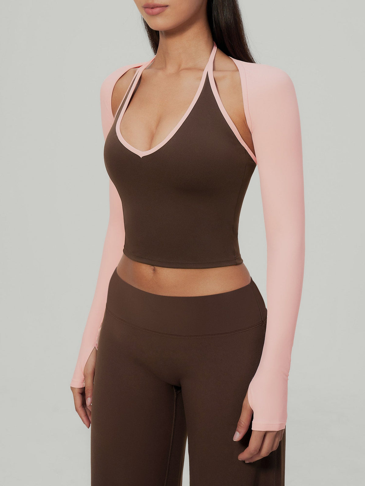 Pink Long Sleeve Shrug