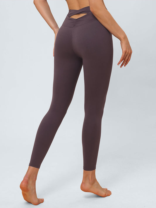 Purple Cut Out Leggings 24"