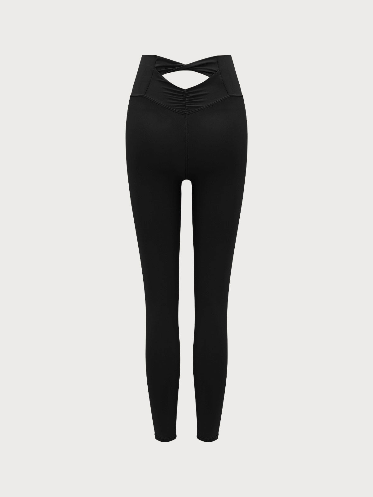 Black Cut Out Leggings 24"