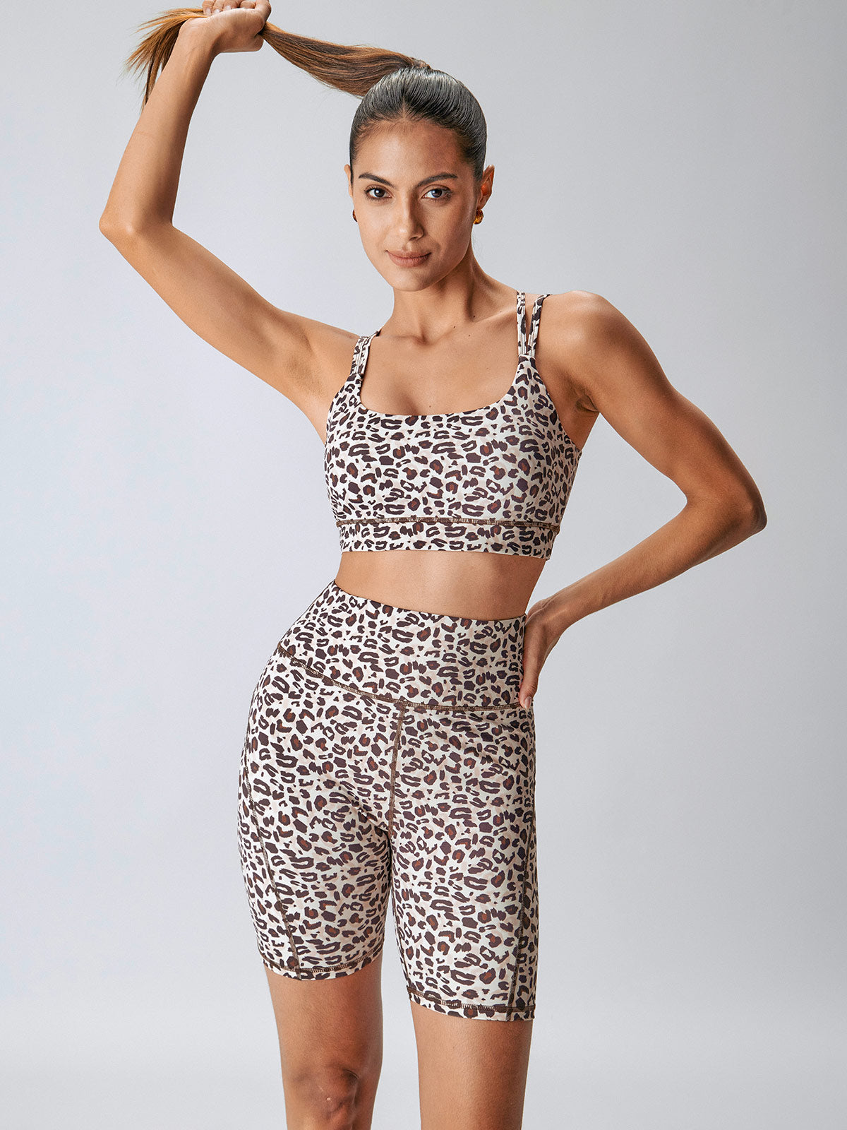 Leopard X-Cross Sports Bra - Light Support