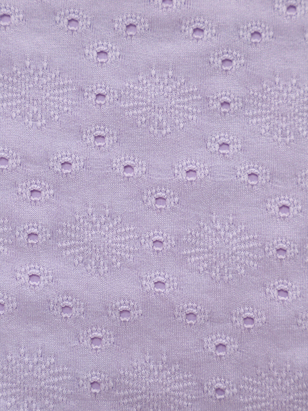 Purple Floral Textured Plus Size Bikini Bottom