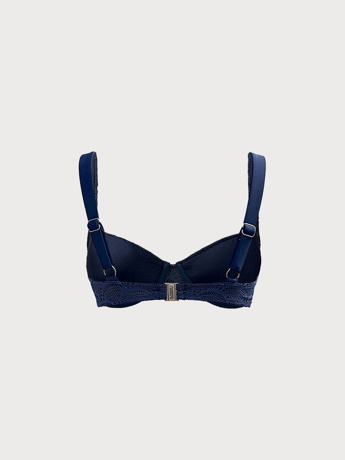 Blue Crochet Underwire Bikini Top