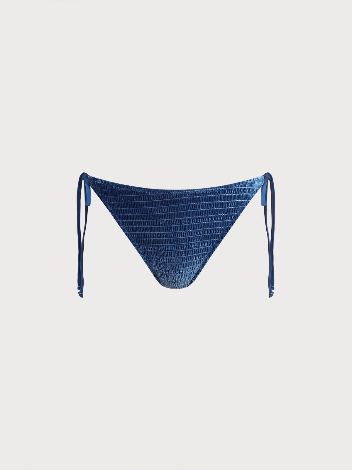 Blue Gradient Textured Bikini Bottom