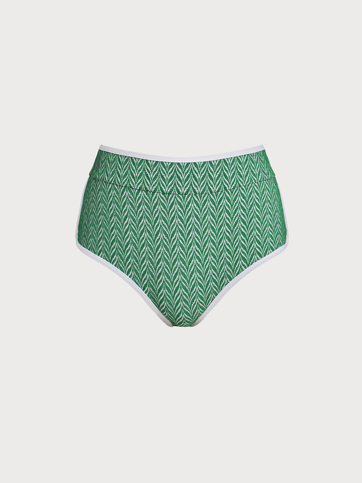 Green Geometric Full Coverage Surf Bottom