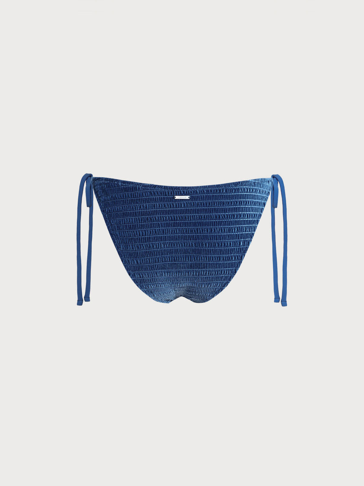 Blue Gradient Textured Bikini Bottom