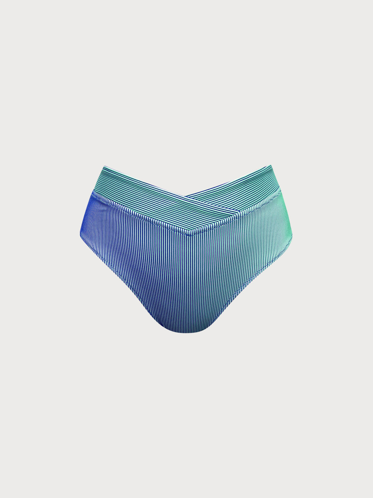 Green V Cut Plus Size Bikini Bottom
