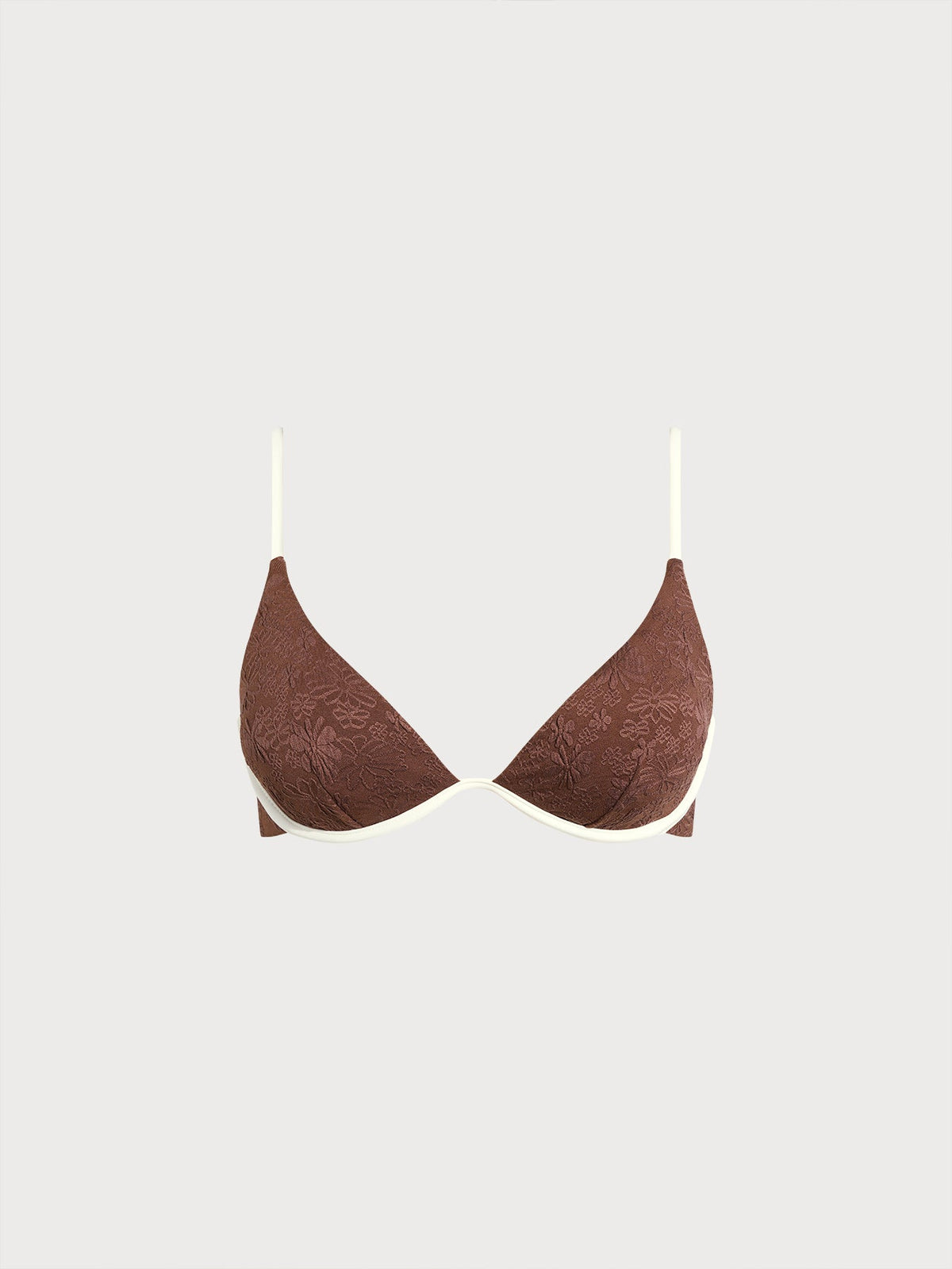 Dark Coffee Underwire Bikini Top