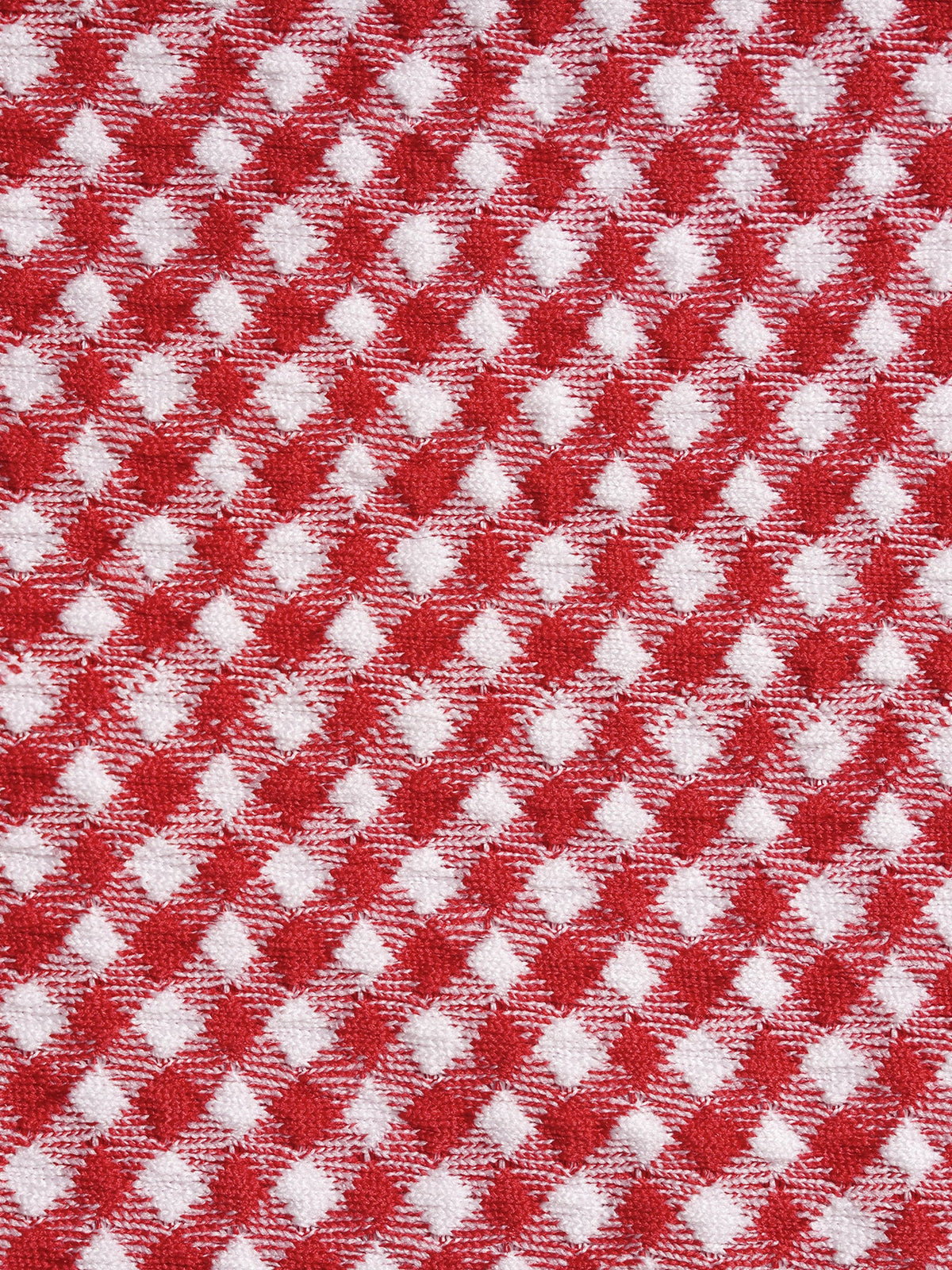 Red Gingham Underwire Plus Size Bikini Top