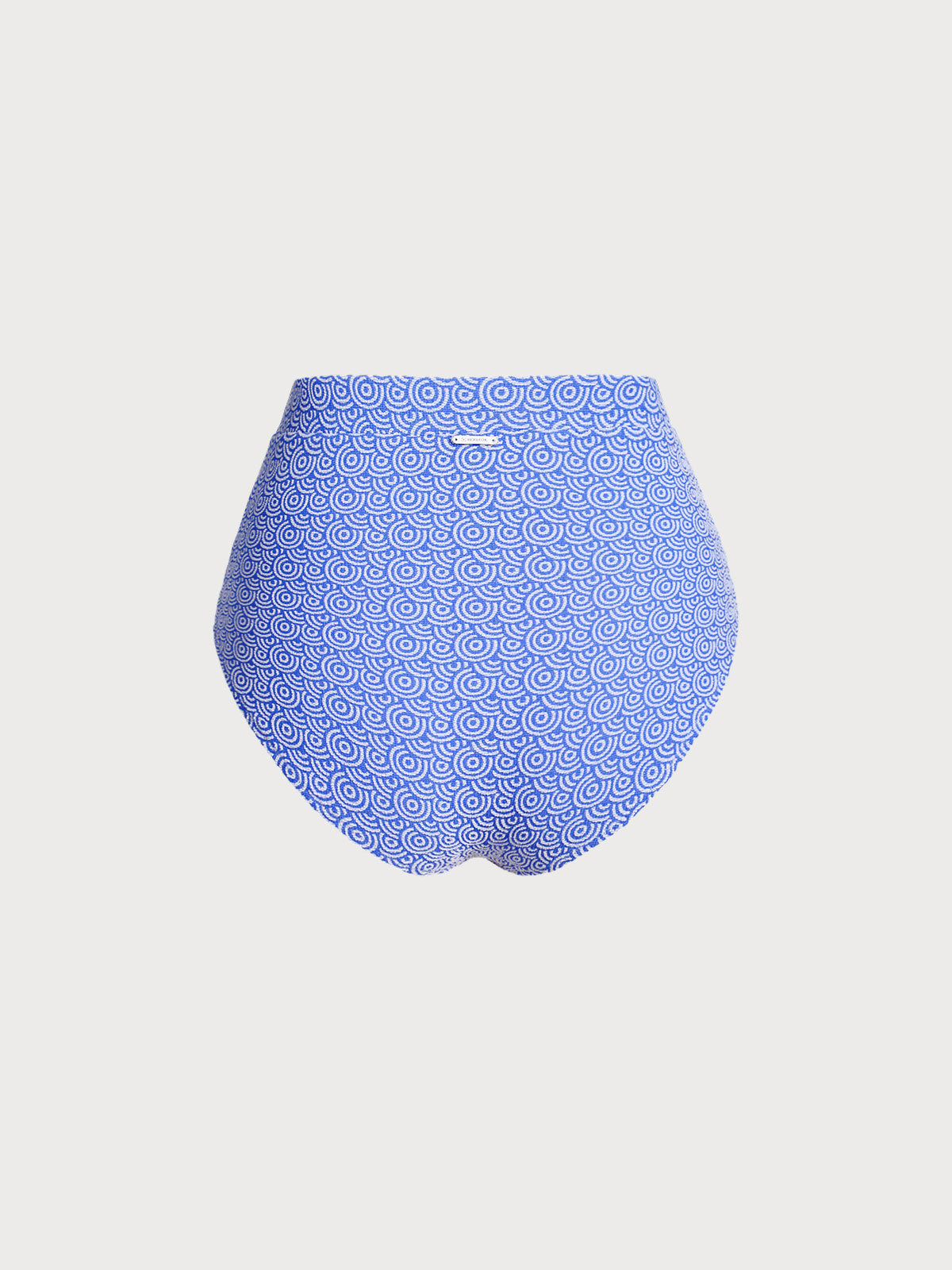 Blue Jacquard Full Coverage Surf Bottom