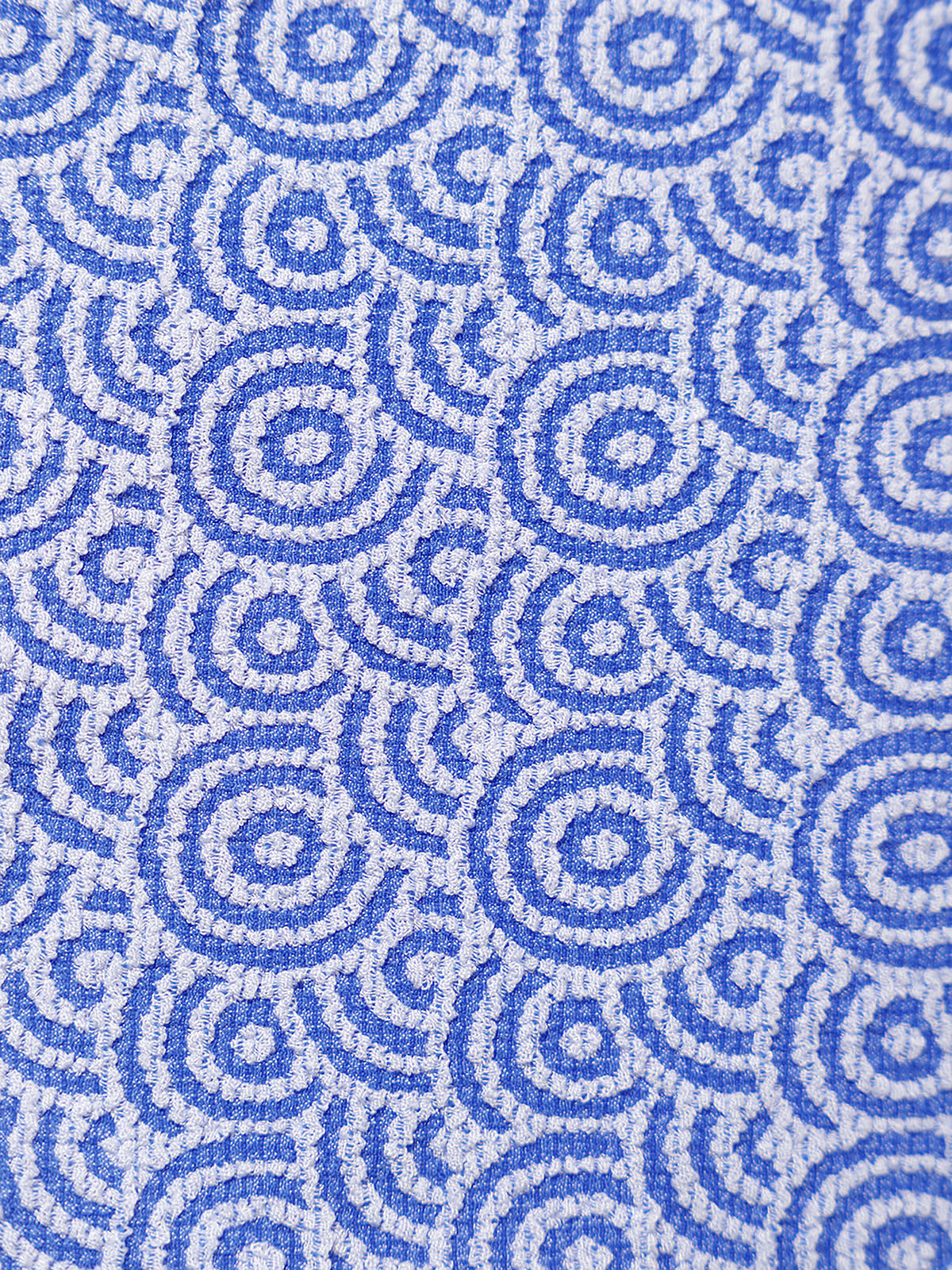Blue Jacquard Full Coverage Surf Bottom