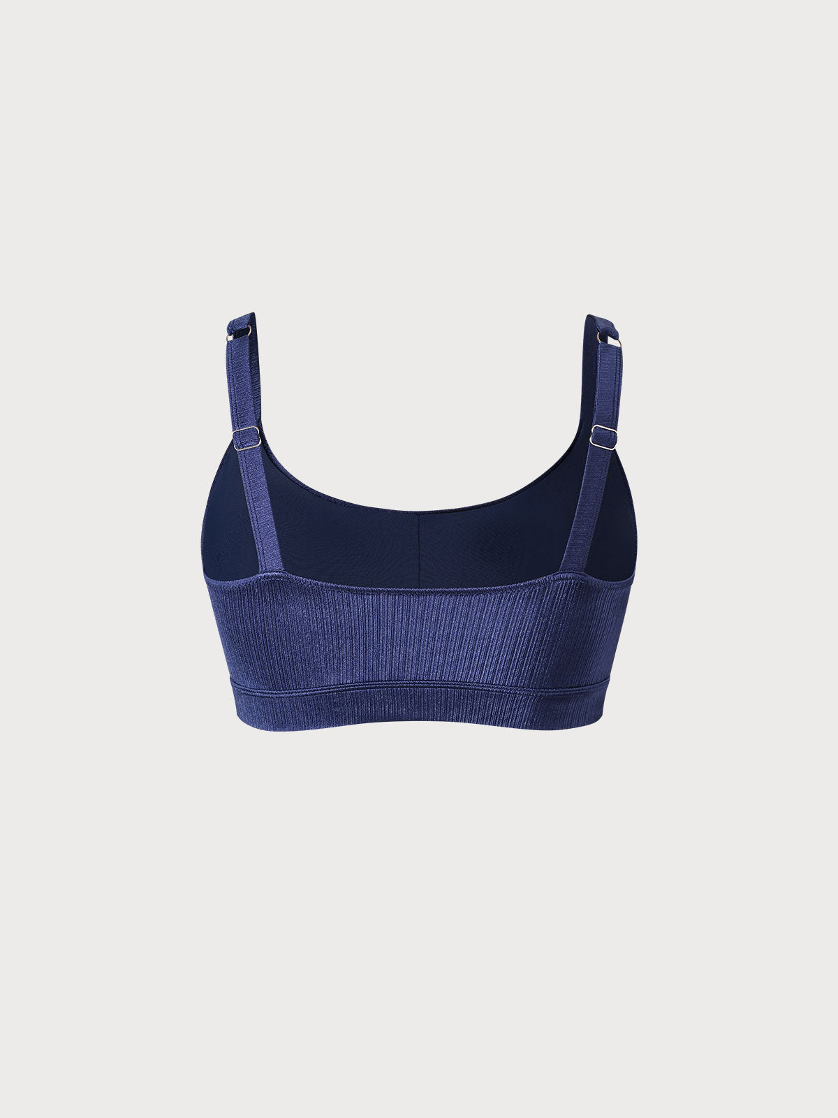 Navy Cut Out Plus Size Bikini Top