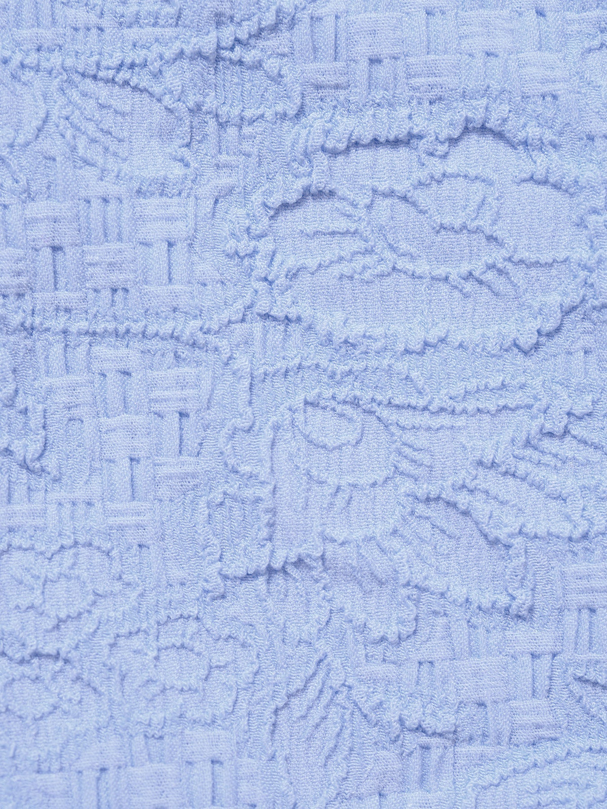 Light Blue Textured Bikini Bottom