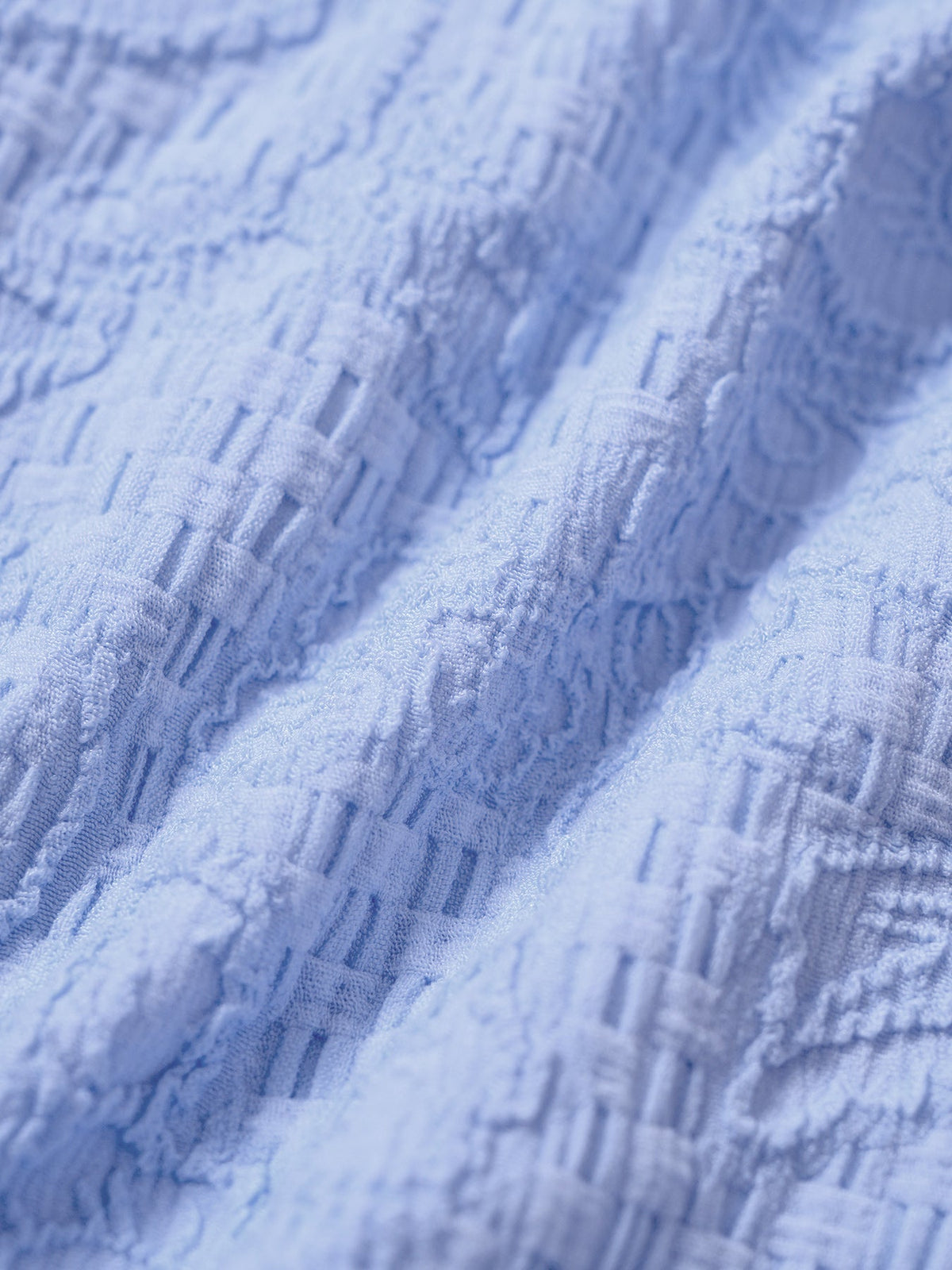 Light Blue Textured Bikini Bottom