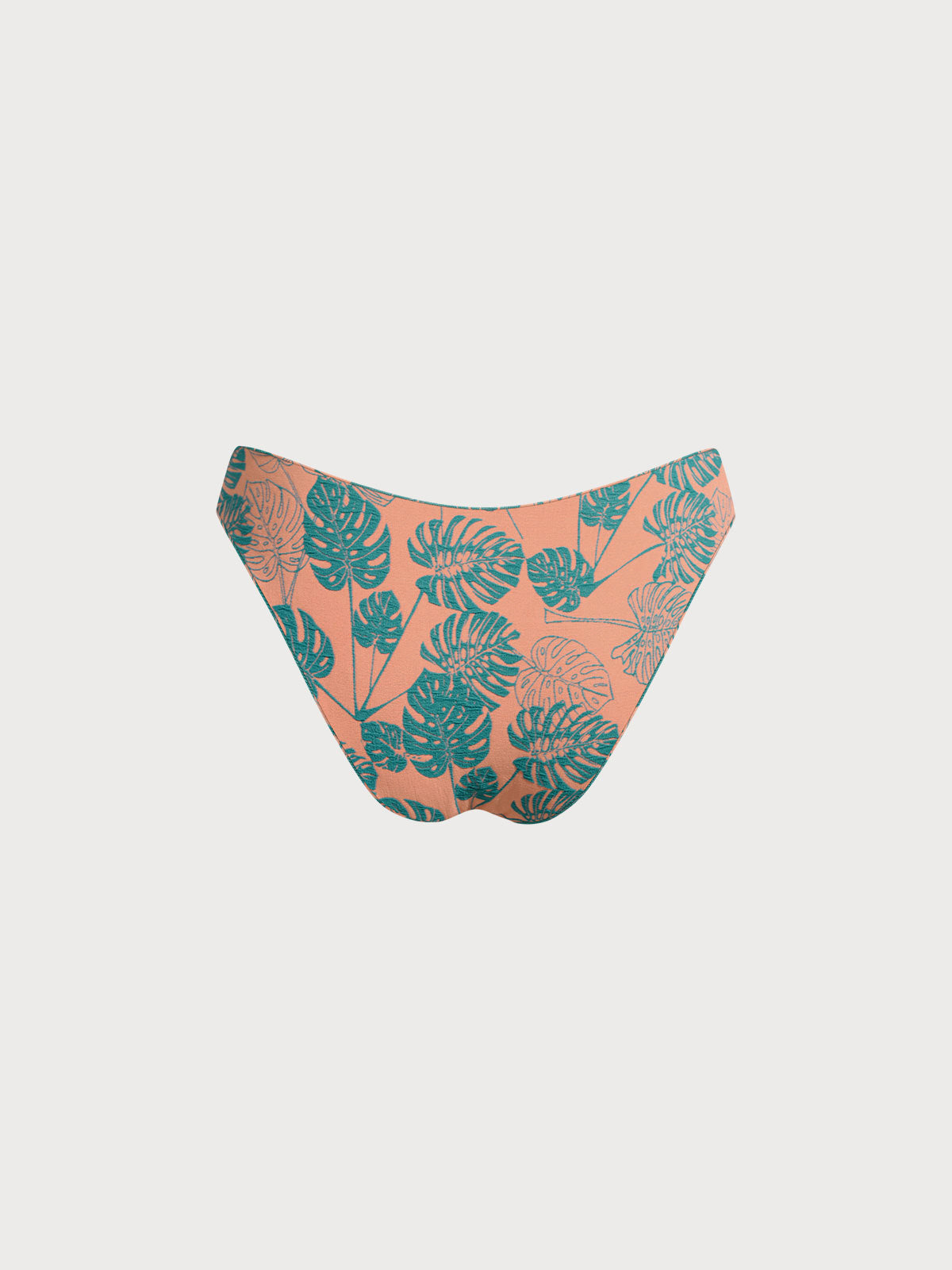 Green Floral Reversible Bikini Bottom