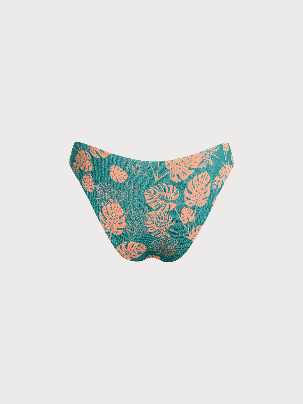 Green Floral Reversible Bikini Bottom
