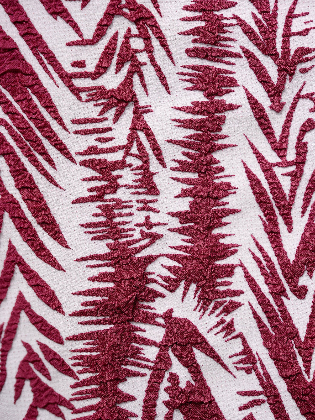 Wine Red Textured Underwire Bikini Top