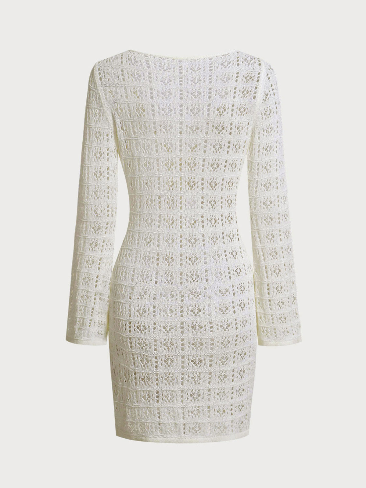 White V Neck Cover-up