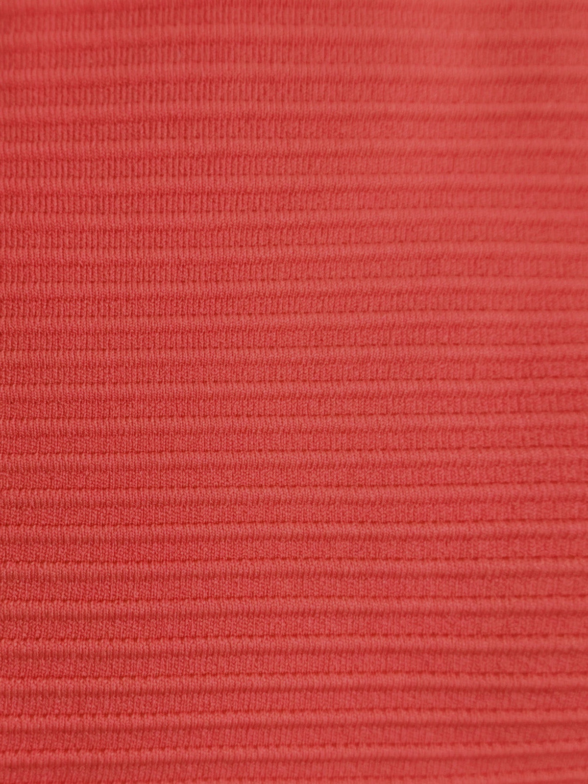 Red V-Cut Ribbed Bikini Bottom