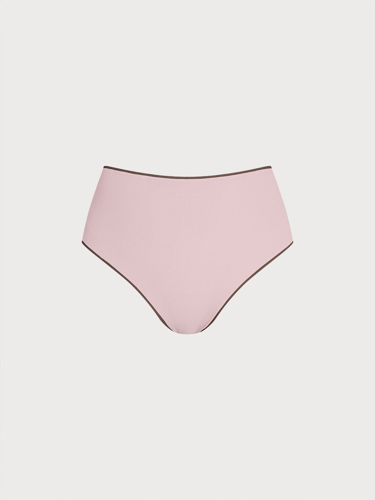 Dark Coffee Reversible Plus Size Bikini Bottom