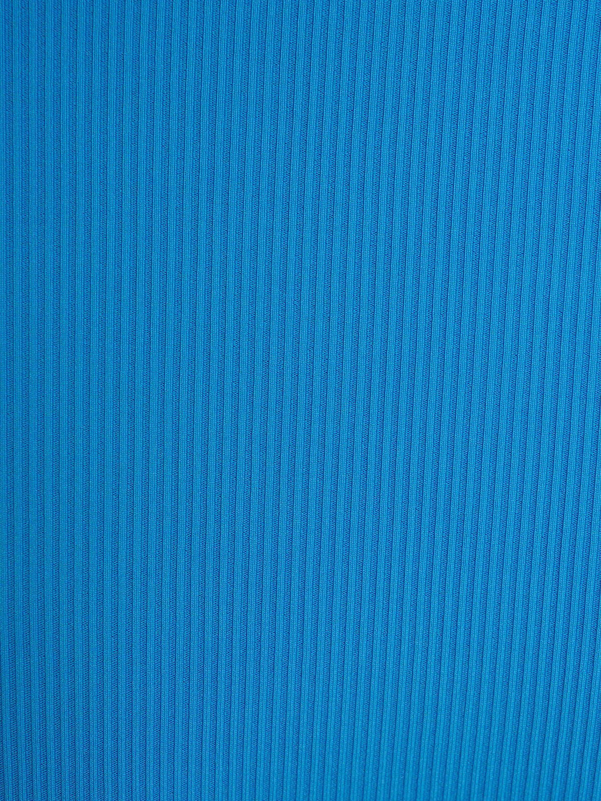 Blue Reversible Plus Size Bikini Bottom