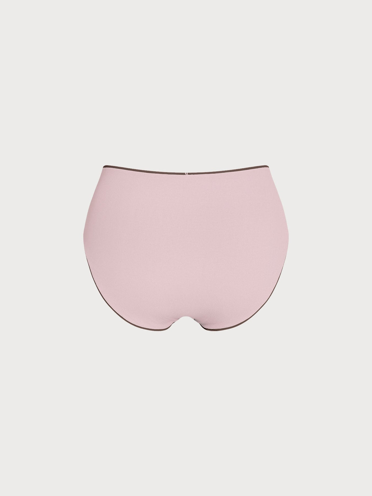 Dark Coffee Reversible Plus Size Bikini Bottom