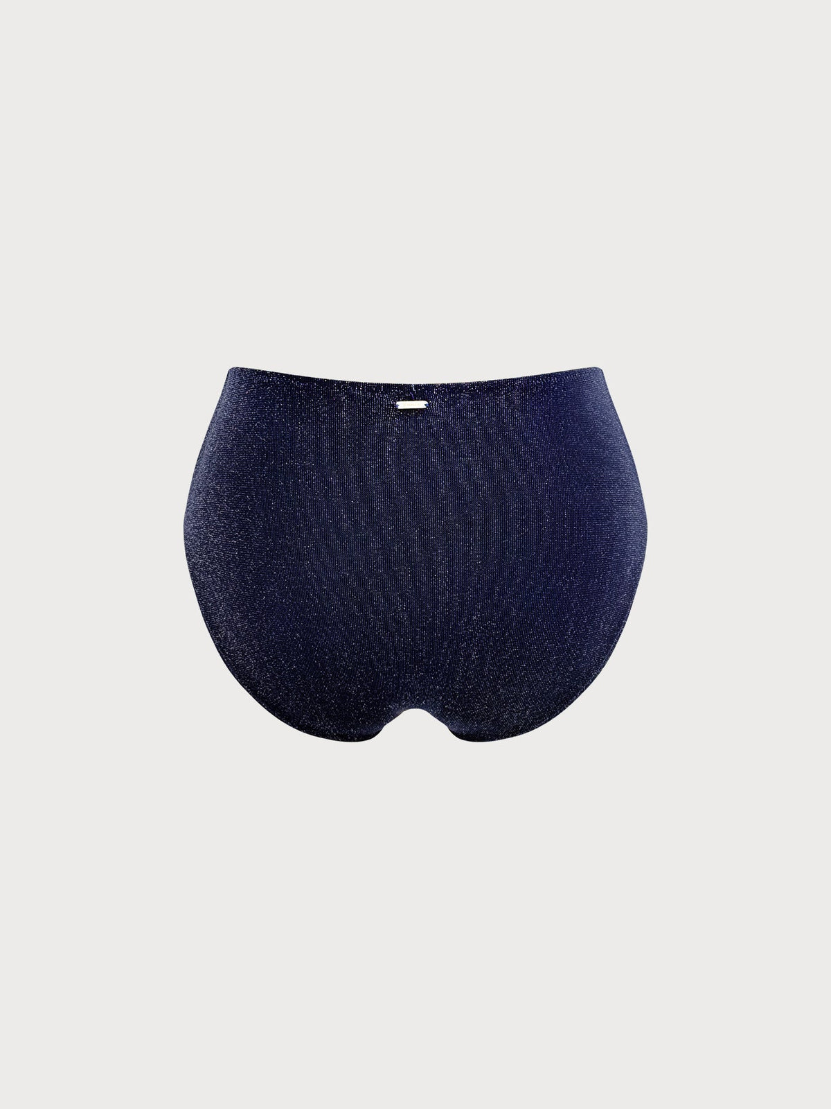 Navy Glitter Plus Size Bikini Bottom