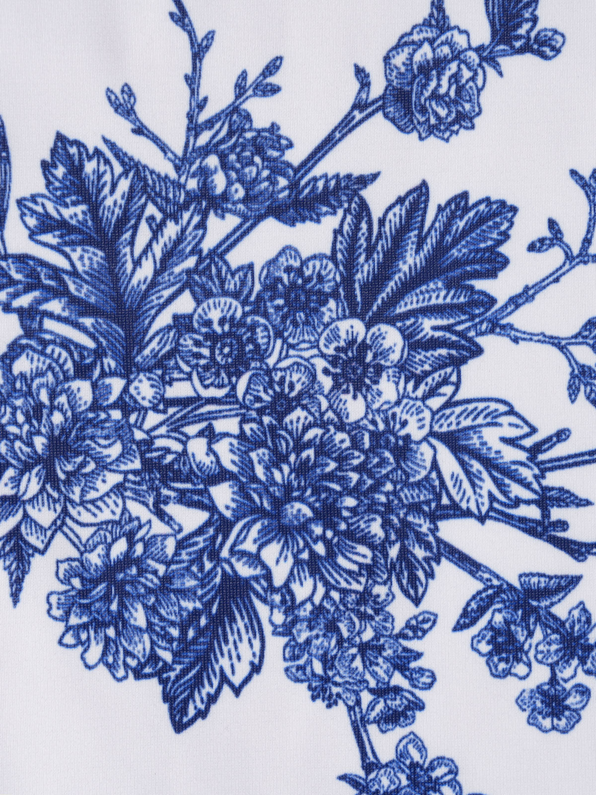 Blue Floral Full Coverage Surf Bottom